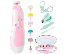 Baby Nail Trimmer Electric-12 in 1 Baby Nail Clippers Safe Baby Nail File Kit