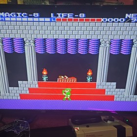 Nintendo NES Zelda II the Adventure of Link Gold Video Game Cartridge