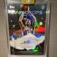 Topps 2023-24 Jalen Hood-Schifino Auto 37/49 76ers