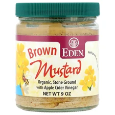 Organic Brown Mustard With Apple Cider Vinegar, 9 oz