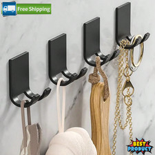 4x Razor Holder No Drilling Wall Mounted Razor Storage Organizer Shaving Shelf