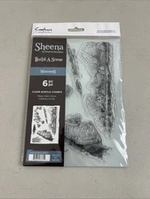 Sheena Douglass Build A Scene Watermill Clear Cling Stamp Set (6) New Crafts