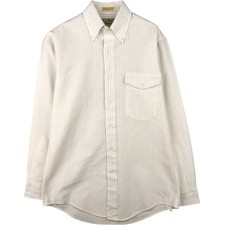 Vintage 80'S-90'S LL Bean long-sleeved button-down striped shirt made in the...