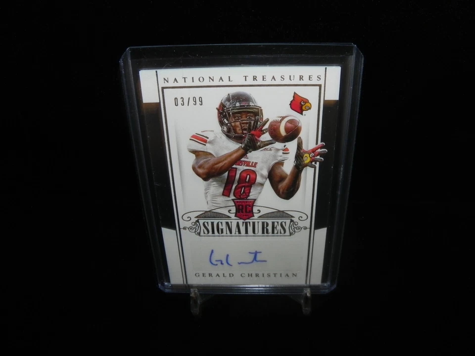 2015 National Treasures College - Rookie Signatures Gerald Christian /99 - Image 2 of 3