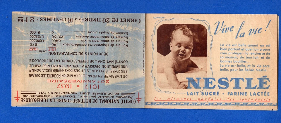 TUBERCULOSIS NESTLE CARNET CINDERELLAS 1937 MNH-MNGUM FANTASTIC, LUX !!! - Image 2 of 2