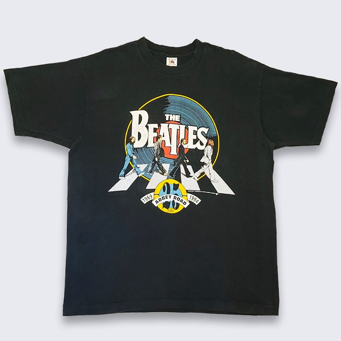 The Beatles Vintage 90s Abbey Road 25th Anniversary Shirt - Fruit