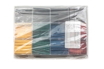 Heat Shrink Tubing 530 Pieces 12 Different Varieties Wire Cable Conduit Electric