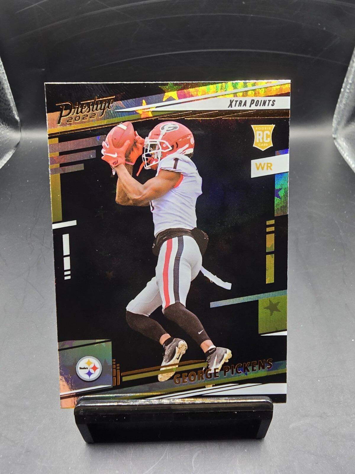2022 Panini Prestige #323 George Pickens Xtra Points Astral Pittsburgh Steelers
