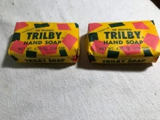 Vintage Original Trilby Hand Soap by the Purex Corporation --  2 Bars