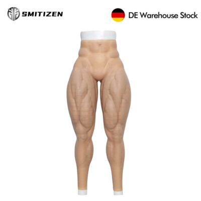 Smitizen Silikon Kostüm Mit Starken Muskelbeinen für Männer Halloween Party Cos