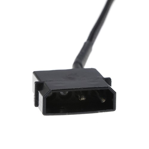 1 To 5 4Pin CPU cooling fan hub splitter adapter braided power cable 40cm &Z0 - Afbeelding 3 van 11