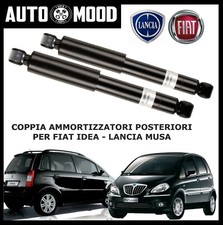 KIT 2 COPPIA AMMORTIZZATORI POSTERIORI A GAS PER FIAT IDEA LANCIA MUSA YPSILON