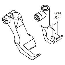 KP367B PRESSER FEET SET BINDING FOR A.O. ADLER 367, 467, 767, 869