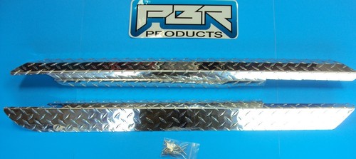 Ezgo Marathon Golf Cart Diamond Plate Side Panels 76 to 94 1/2 Made USA - Picture 7 of 11