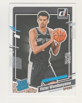 2023-24 Panini Donruss RATED ROOKIE #220 VICTOR WEMBANYAMA RC San