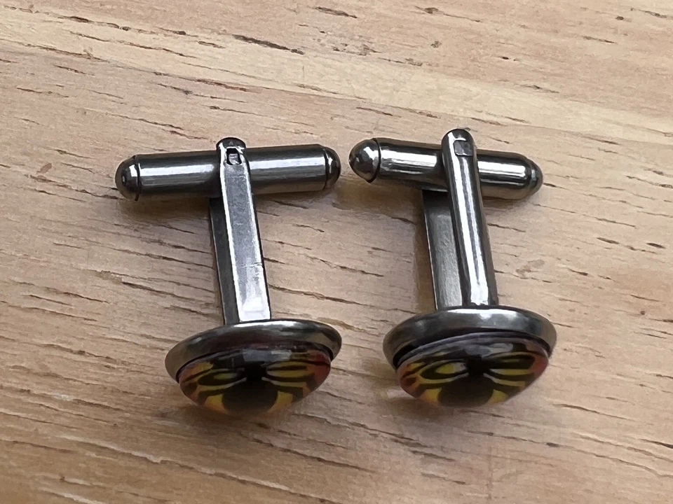 万圣节蜘蛛袖扣袖扣首饰 — 第 3/4 张图片