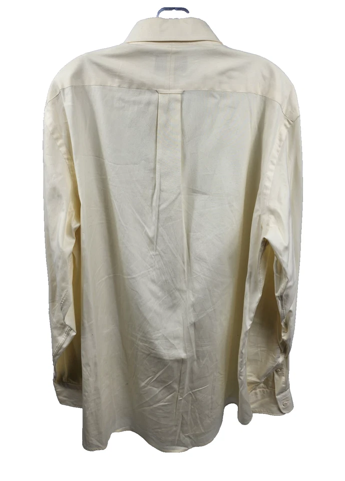 Camisa de vestir para hombre Nordstrom amarilla manga larga abotonada 17-36 Foto 2 de 4