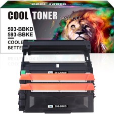 3-Pk/Pack 1-Drum  2 x Toner For Dell E310 E310DW E515DN E515DW E514DW 593-BBKD