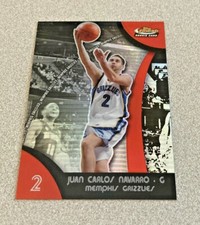 2007-08 Topps Finest RC Refractor #78 Juan Carlos Navarro Grizzlies 