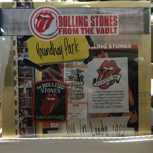 Live In Leeds 1982 by The Rolling Stones (Record, DVD, 2016) Sealed, Shelf wear*