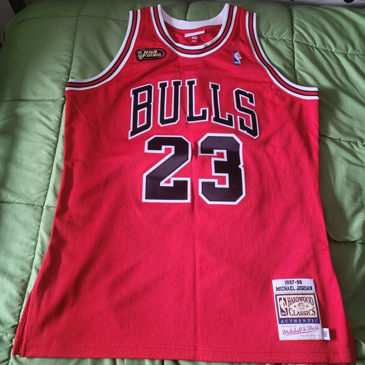 【新品】MITCHELL & NESS AUTHENTIC JERSEY mitchell and ness authentic jersey,Size 44 Large, Pre-Owned