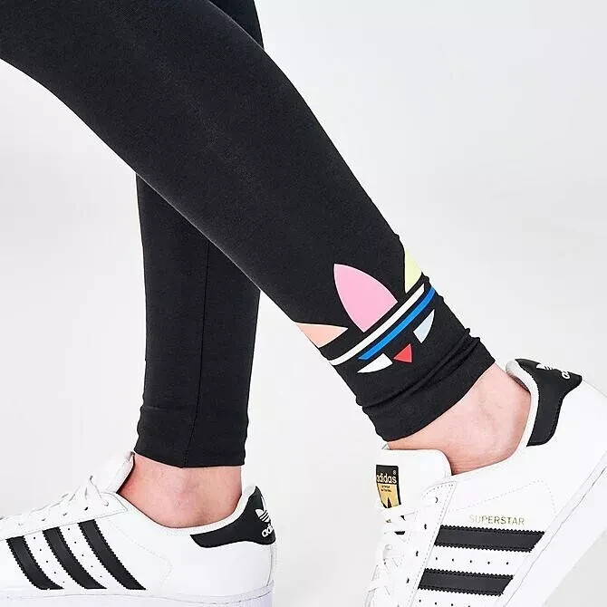 adidas gazelle silver green womens adidas Originals Women's Adicolor Classics 3-Stripes Leggings