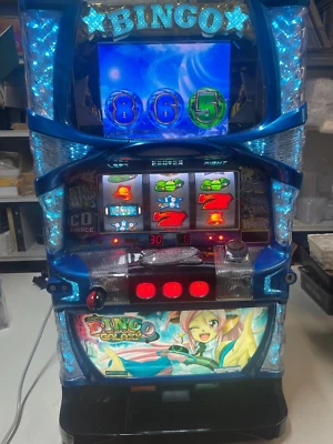 Super Bingo Galaxy Pachislot Japanese Casino Slot Machine Bellco Hooah 100V - Image 1 of 4