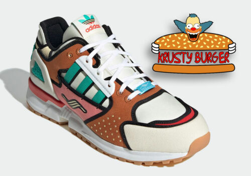 Brand New Adidas ZX 10000 x The Simpsons A-ZX Series - Krusty Burger Size 8