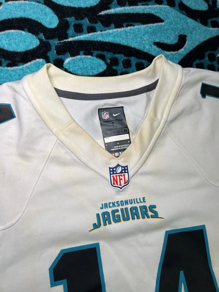 JERSEY DE LOS JACKSONVILLE JAGUARS AUTOGRAFIADO POR JUSTIN BLACKMON Foto 2 de 4