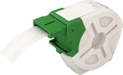 Leitz Etikettenkartusche weiß 70150001 PET selbstklebend 12 mm durchgehend Kunststoff 10 m