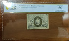 1863 5 Cent Fractional Currency, 2nd issue, Pcgs About Unc 55