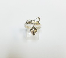 COOL STERLING SILVER COILED SNAKE VIPER RING 8