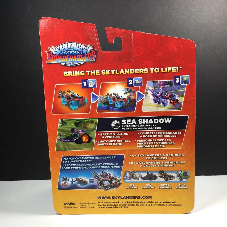 Sea Shadow Skylanders SuperChargers 2015 NUEVO paquete de un solo personaje nuevo en paquete - LEER Foto 4 de 4
