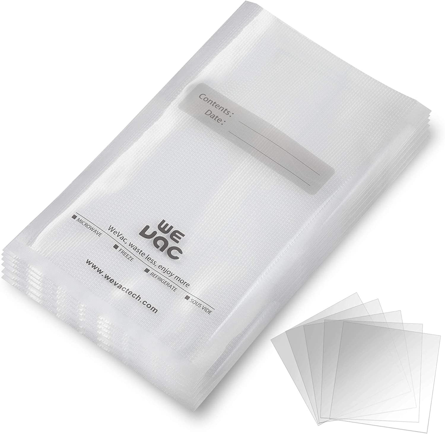Vacuum Sealer Bags 100 Gallon 11X16 Inch for Food Saver, Seal a Meal, Weston....