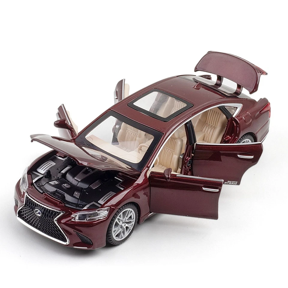 1:32 LEXUS LS500H Alloy Car Model Sound Light Diecast Car Model Toy Gift HOT - Image 2 of 4