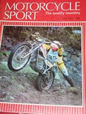 Motorcycle Sport 05/81 Moto-Guzzi Le Mans MkII,Suzuki DR400S,Pre-65 Trials Bikes