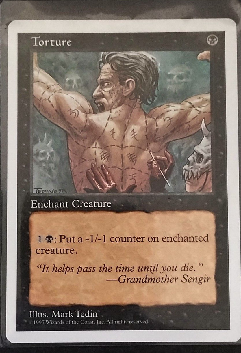 MTG Torture Fifth Edition 199 Regular Common