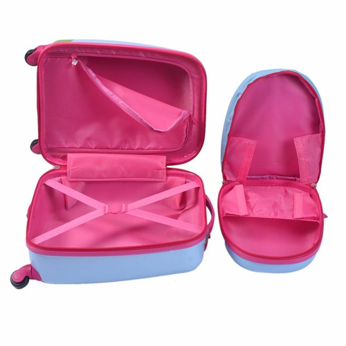 2 PCS 12" 16" Kids Luggage Set Suitcase Backpack School Travel Trolley ABS New - 第 8/8 張圖片