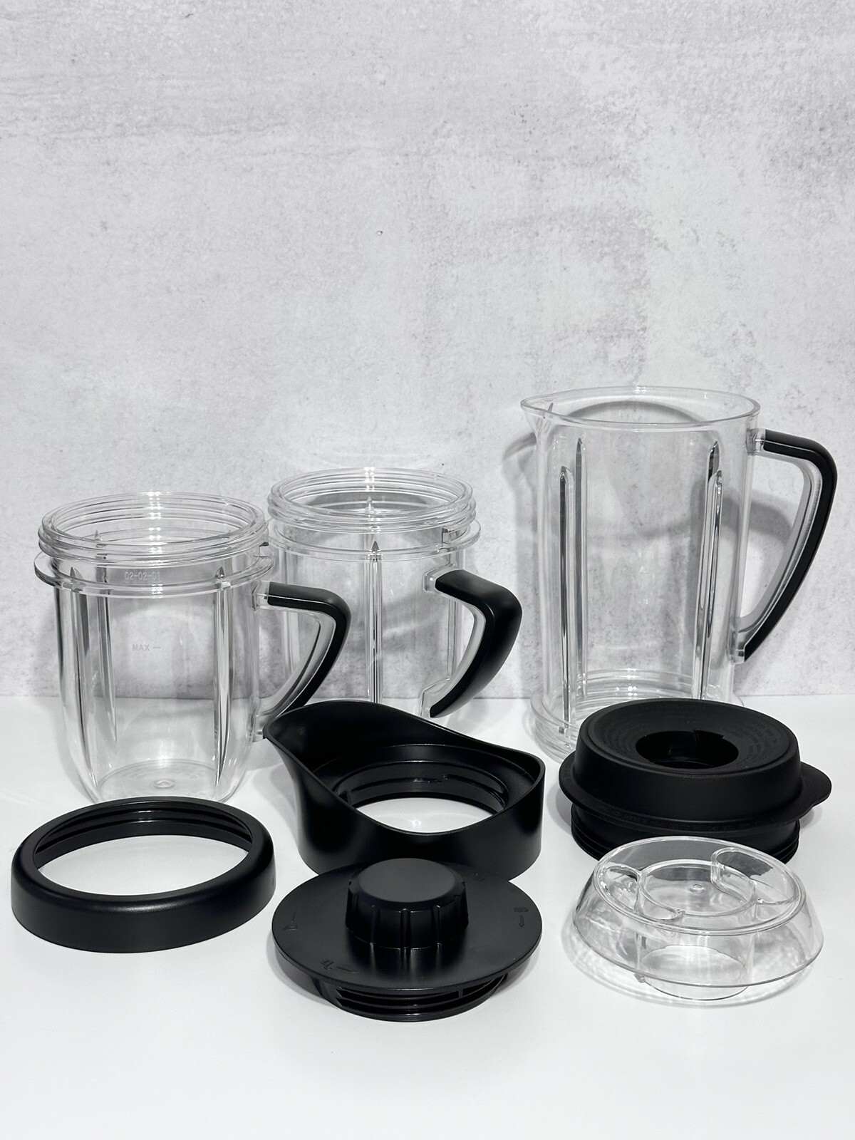 Nutribullet RX NB-301 45oz Pitcher with Lid -30oz Cups & Accessories Replacement