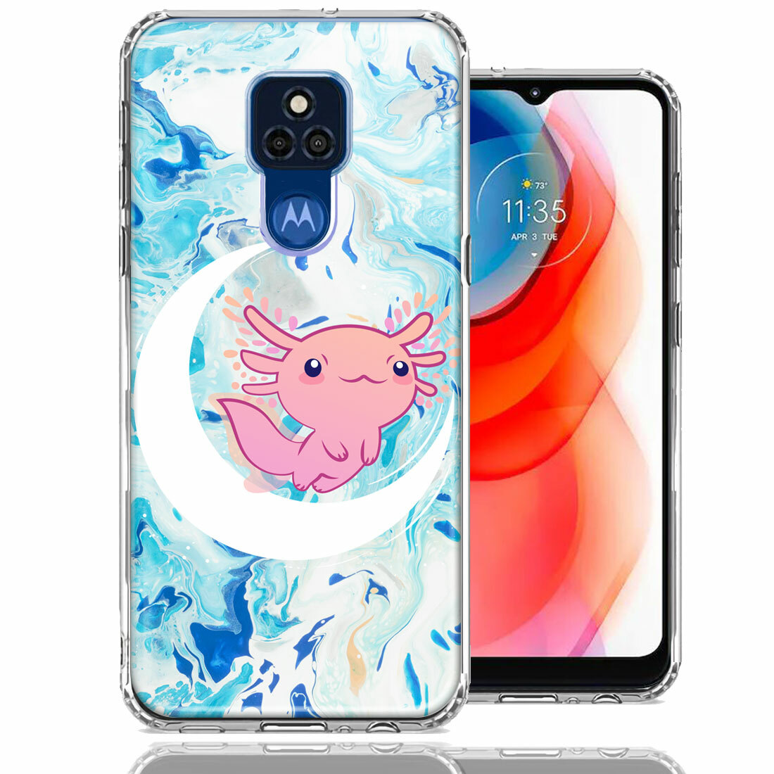 For Motorola Moto G Play 2021 Axolotl Moon Mable Double Layer Phone Case Cover | eBay For Motorola Moto G Play 2021 Axolotl Moon Mable Double Layer Phone Case Cover | eBay