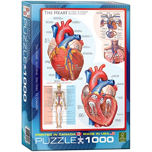 Eurographics EG60000257 пазл Сердце 1000 деталей