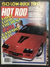 HOT ROD MAGAZINE DEC 1981 VOL 34 #12 1982 CAMARO Z28-CUSTOM DISC BRAKE SYSTEMS
