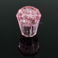 Jdm Universal Vip Diamond Crystal Manual Mt Bubble Drift Shift Knob 60mm Pink