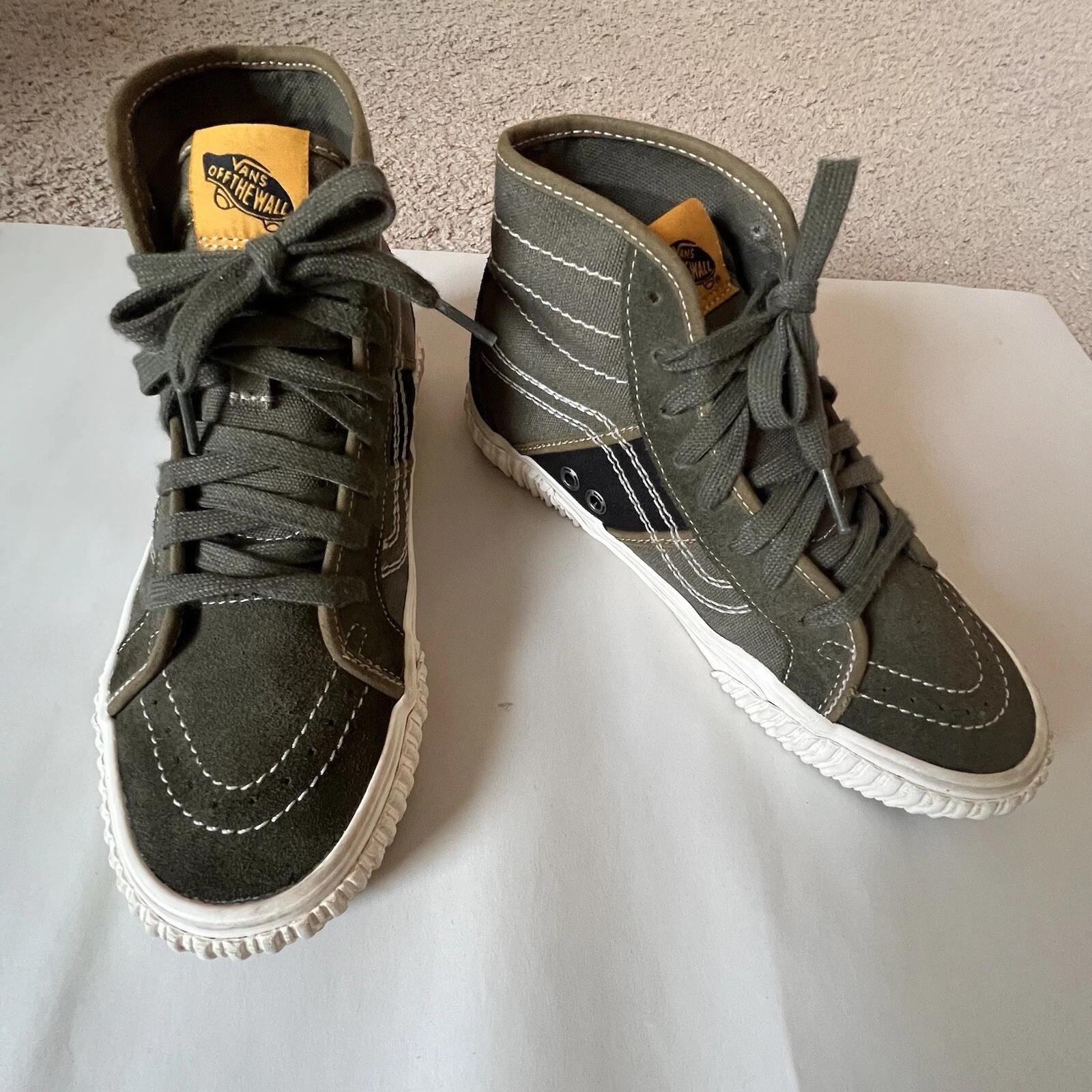 Scarpe da skateboard Vans Sk8 Hi Gym Issue codice mondiale verde oliva M6 5 W8