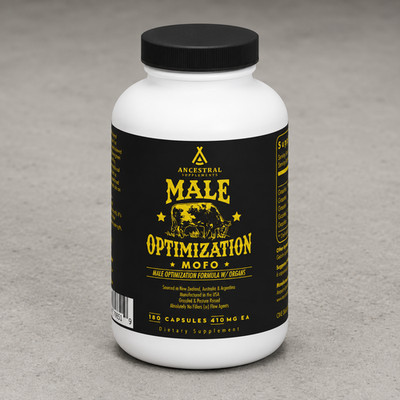 Ancestral Supplements MOFO Male Optimization Formula Grass Fed Organs 180 Caps