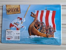 Ü-Eier Zubehör:  1 Blechschild Wickie und d...
