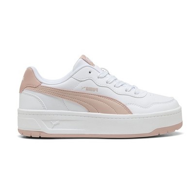 PUMA Court Lally Skye Lace Up  Womens White Sneakers Casual Shoes 40036806