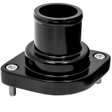 Billet Specialties    Blk90134    Ls Thermostat Housing Straight Out  Black