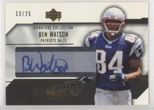 2004 Upper Deck Pro Sigs Signature Collection Gold 13/25 Ben Watson Auto uk2