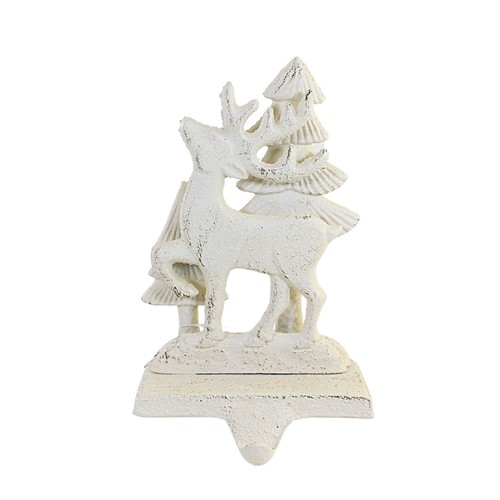 Christmas Woodland Animal Stocking Holder Winter Trees Weighted